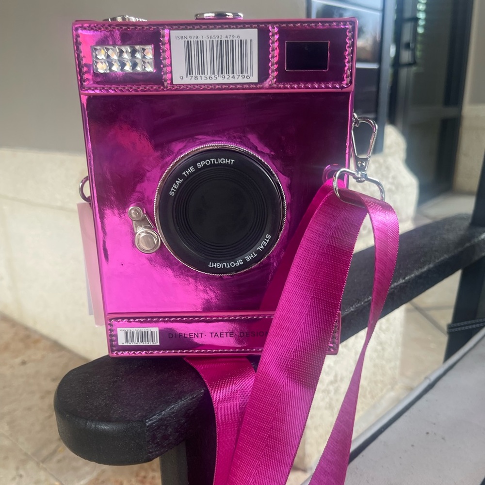 Faux leather Pink Instant Camera